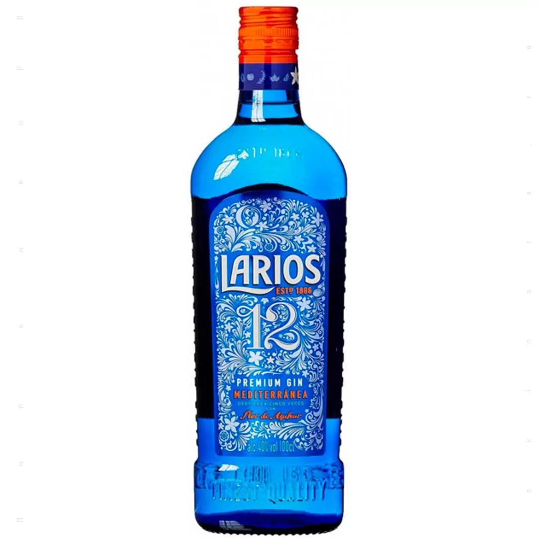 Джин испанский Larios 12 Premium Gin 1л 40%