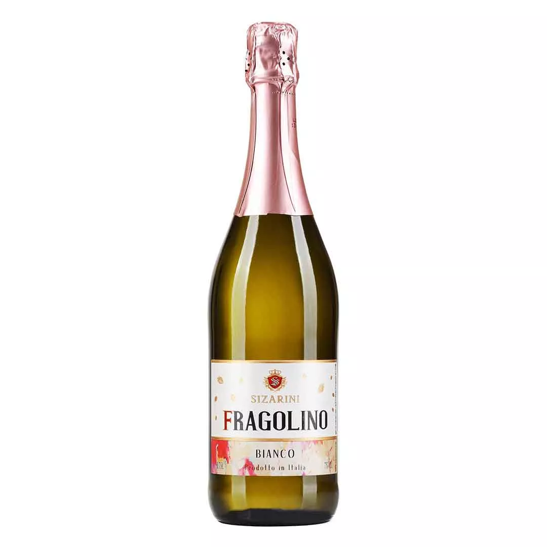 Вино ігристе Sizarini Fragolino Bianco біле солодке 0,75 л 7,5%