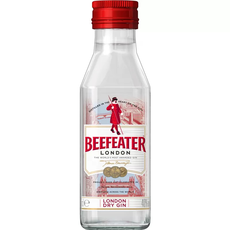 Джин британський Beefeater 0,05л 40%