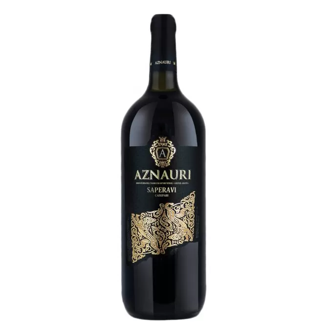 Вино Aznauri Saperavi красное сухое 1,5л 9,5-14%