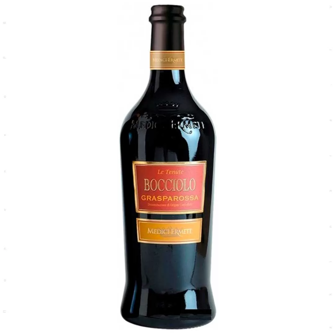 Вино ігристе Bocciolo Grasparossa червоне солодке 0,75л 7,5%