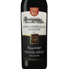 Вино Guramishvili's Marani Шавкапито красное сухое 0,75л 13% купить