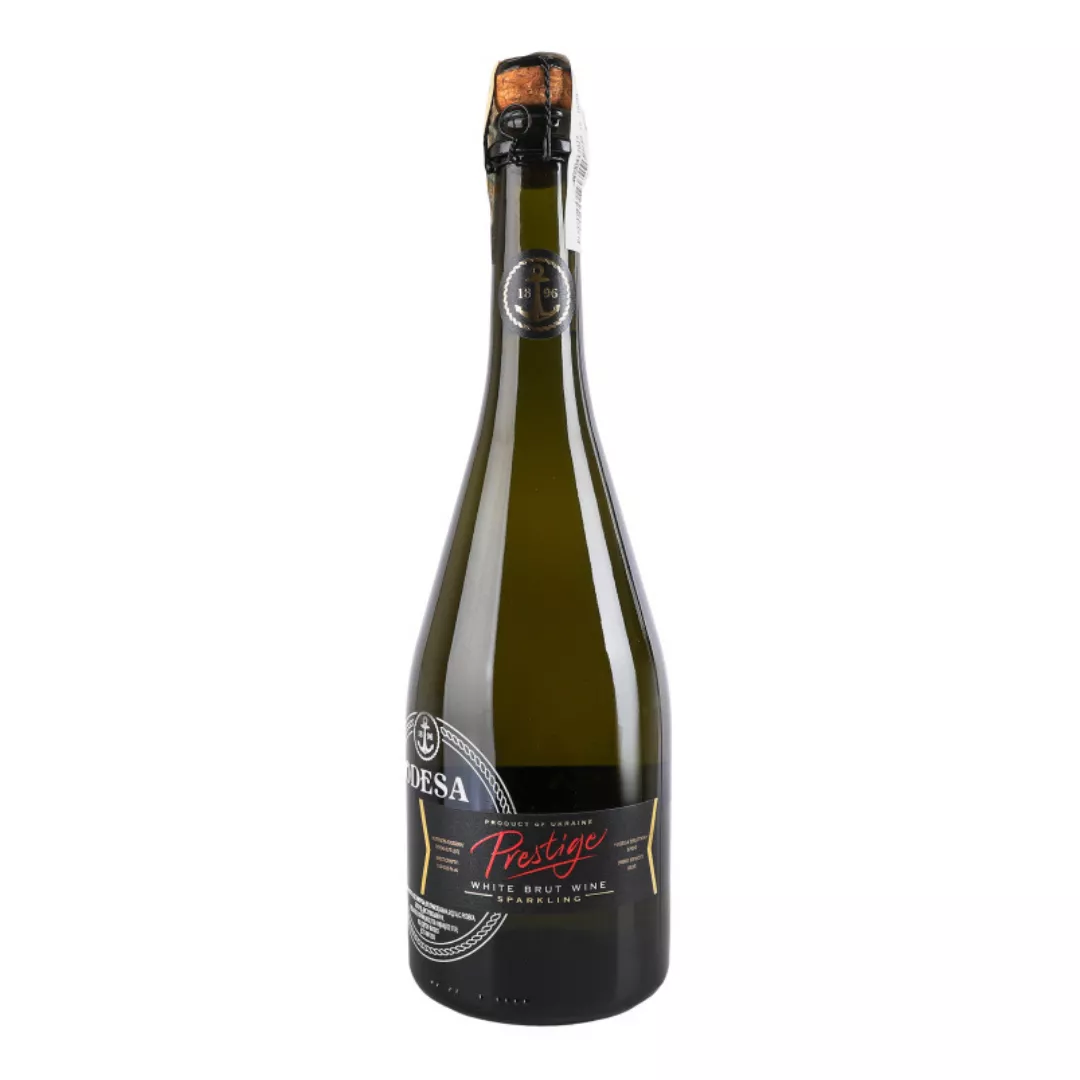 Ігристе вино Odessa Prestige біле брют 0,75л 10,5-12,5%