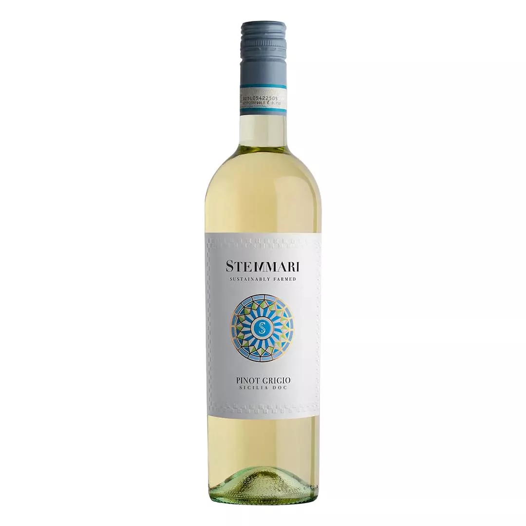 Вино Stemmari Pinot Grigio белое сухое 0,75л 13%