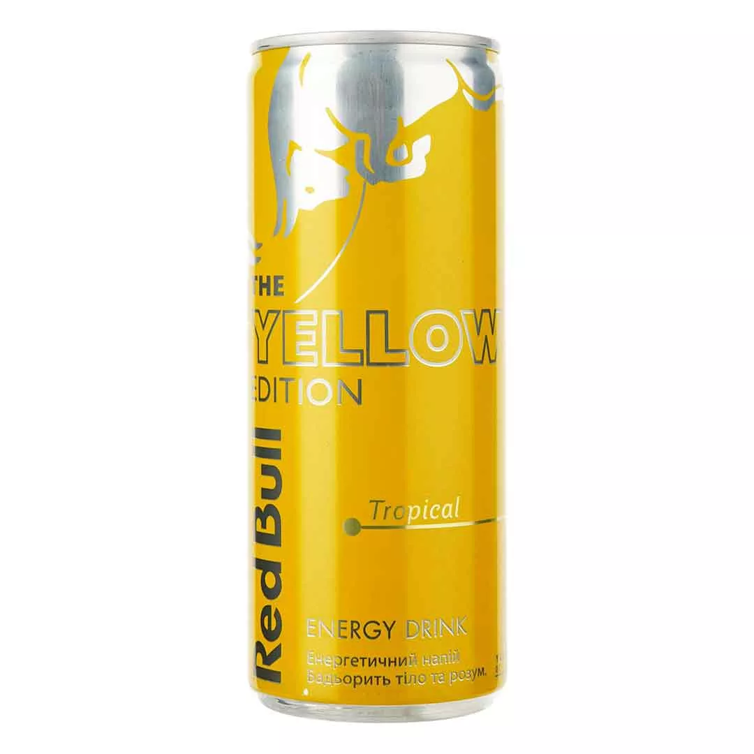 Енергетичний безалкогольний напій Red Bull Yellow Edition Tropical Fruit 0,25л