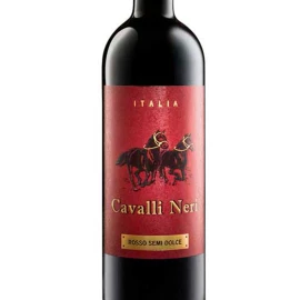Вино Cavalli Neri Sgarzi Rosso Semi-Dolce червоне напівсолодке 0,75л 12% купити
