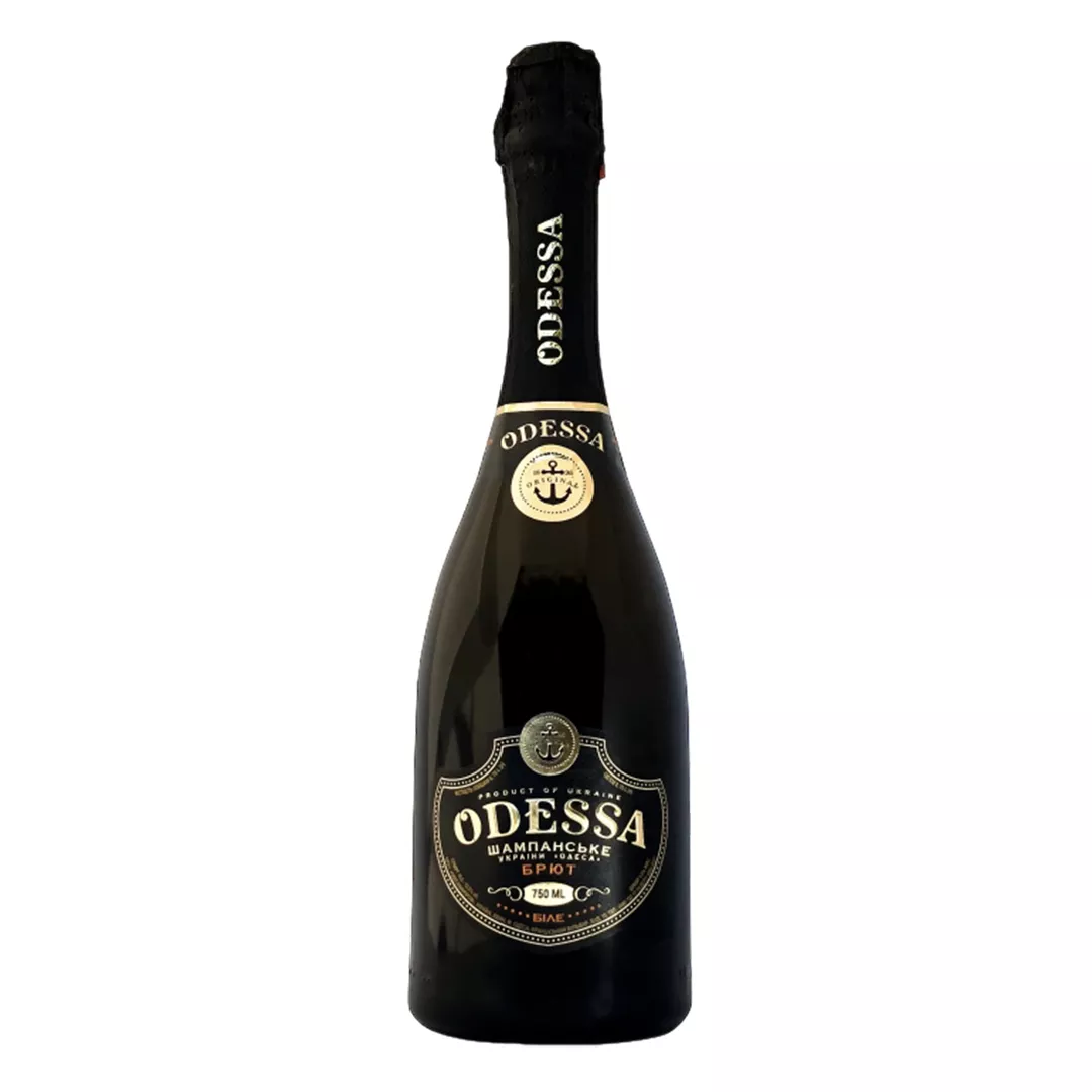 Игристое вино Odessa белое брют 0,75л 10-13,5%