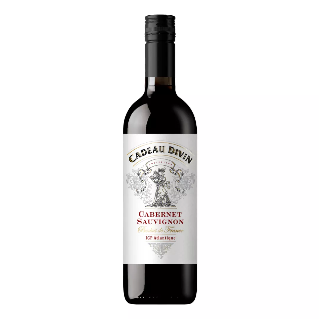 Вино Cadeau Divin Cabernet Sauvignon IGP Atlantique сухе червоне 0,75 л 13%