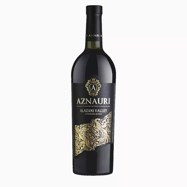 Вино Aznauri Alazani Valley столове напівсолодке червоне 0,75л 9-13%