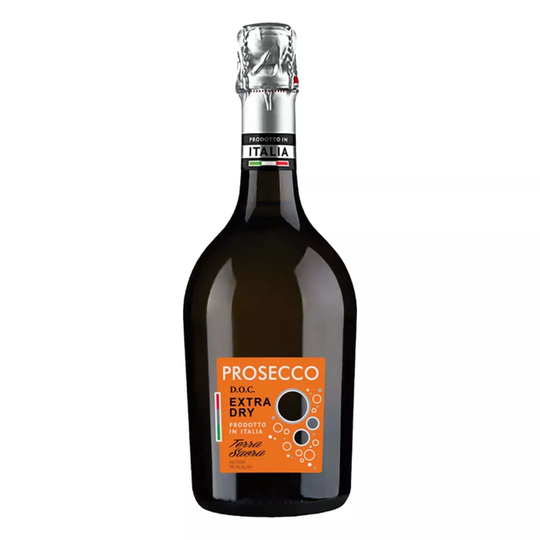 Вино игристое Terra Sacra Prosecco Extra Dry сухое белое 0,75л 11%