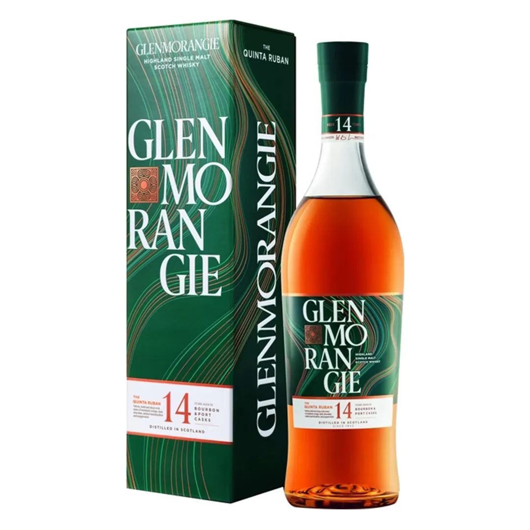 Виски Glenmorangie Quinta Ruban 14 лет выдержки 0,7л 46% в подарочной упаковке