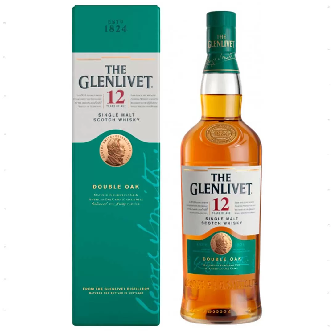 Виски The Glenlivet 12 лет выдержки в коробке 0,7л 40%