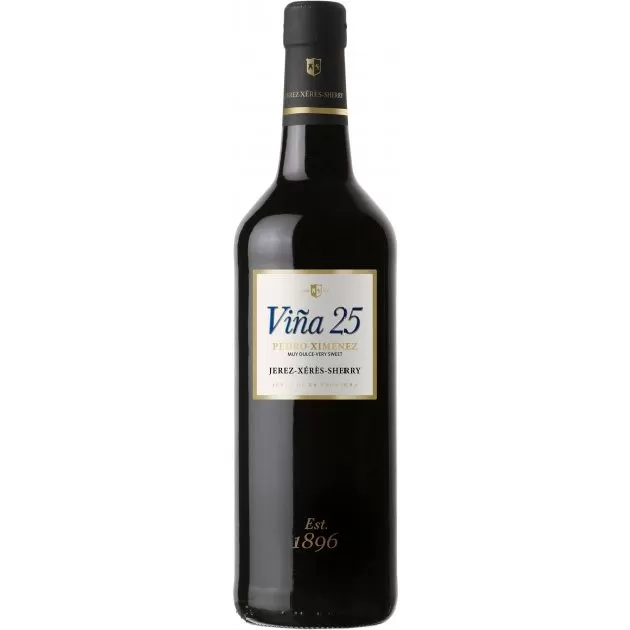 Вино Херес La Ina Pedro Ximenez Sherry Vina 25 червоне солодке кріплене 0,75л 17%