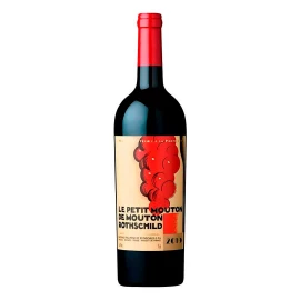 Вино виноградное натуральное сухое красное Ле Пти Мутон де Мутон Ротшильд 2019 0,75л 13,5%