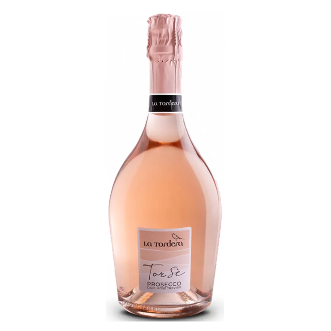 Вино ігристе La Tordera Prosecco Treviso Doc Torse Brut рожеве 0,75л 11,5%