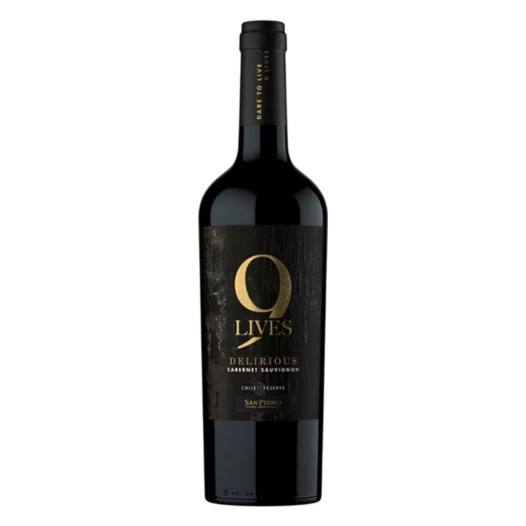 Вино Gato Negro 9 Live Cavernet Sauvignon червоне сухе 0,75л 13,5%
