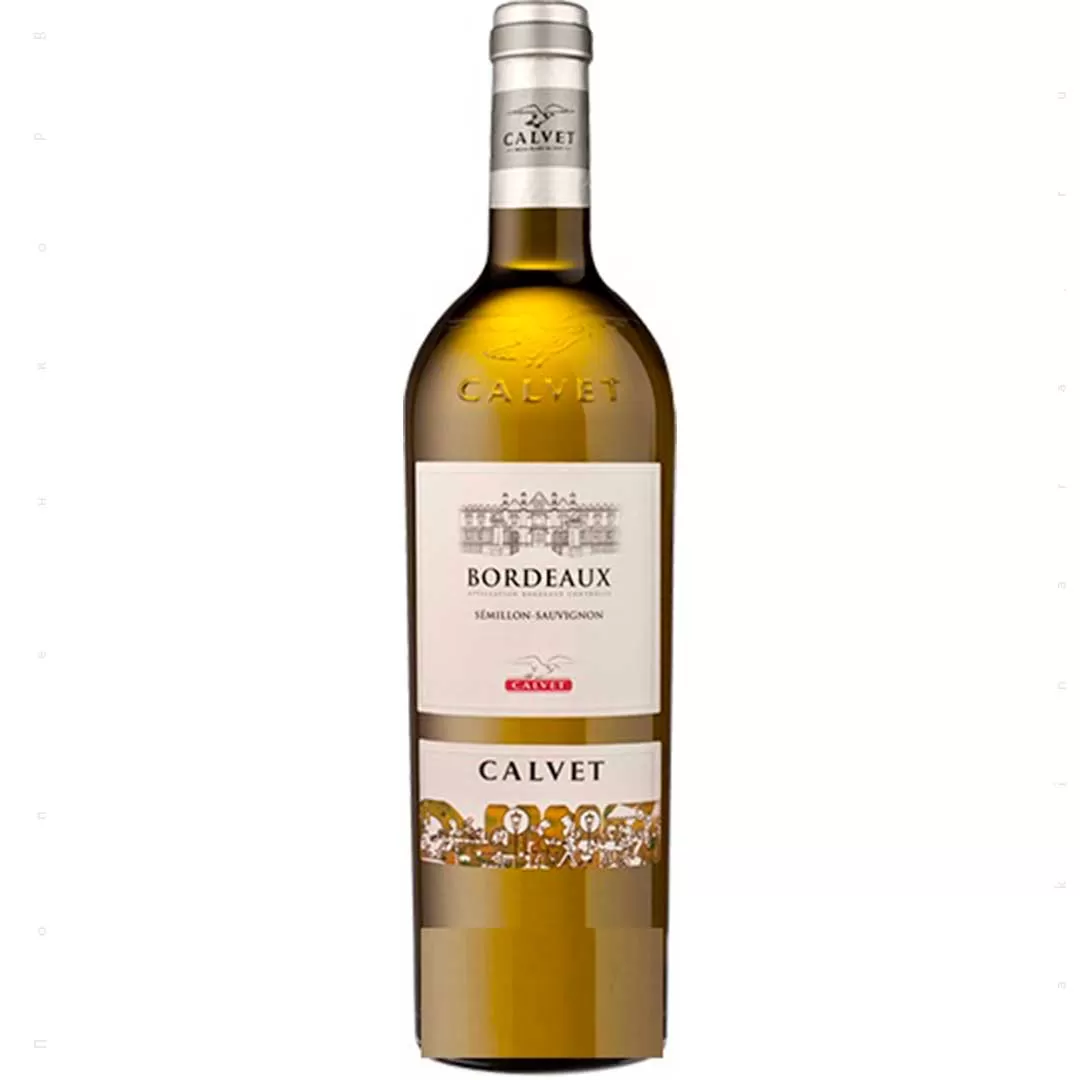 Вино Calvet Sauvignon Blanc Bordeaux белое сухое 0,75л 12%