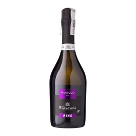 Вино игристое белое сухое Soligo Nine Prosecco DOC Dry 0,75л 11,5%