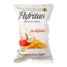 Чіпси картопляні Ріоха з копченою паприкою Pafritas 40 г