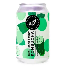 Комбуча Огірок та М'ята органічна ROY Kombucha 330мл