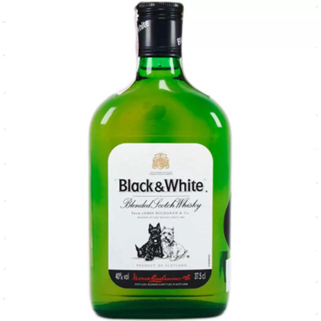 Виски Black&amp;White выдержка 6 лет 0,37 л 40%
