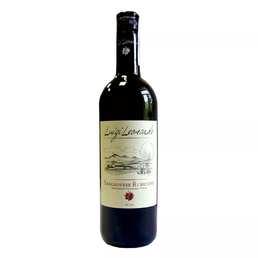 Вино Luigi Leonardo Sangiovese червоне сухе 0,75 л 12,5%