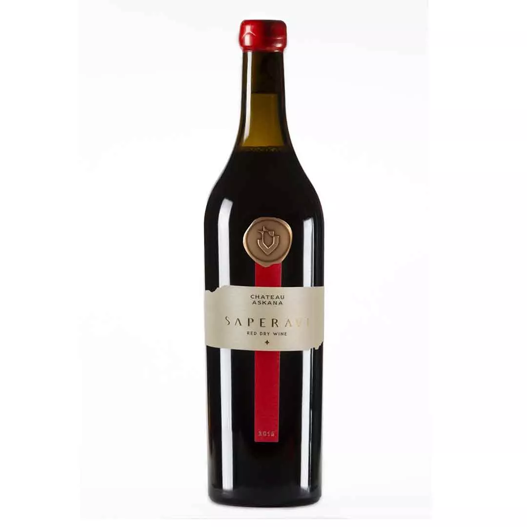 Вино Chateau Askana Саперави красное сухое 0,75л 11-12%
