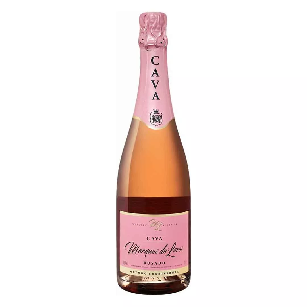 Вино игристое Marques de Lares CAVA Rosado Brut розовое сухое 0,75л 11,5%