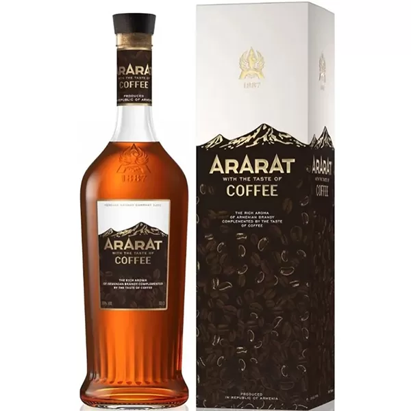 Крепкий алкогольный напиток Ararat Coffee 0,7л 30%