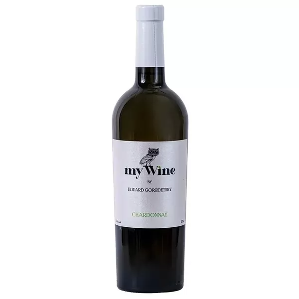 Вино біле сухе My Wine Eduard Gorodetsky Шардоне 0,75л 12,5%