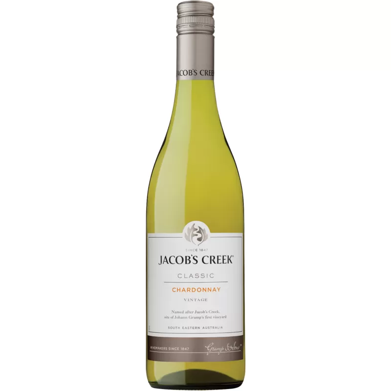 Вино Jacob's Creek Classic Chardonnay белое полусухое 0,75л 10,5-15%