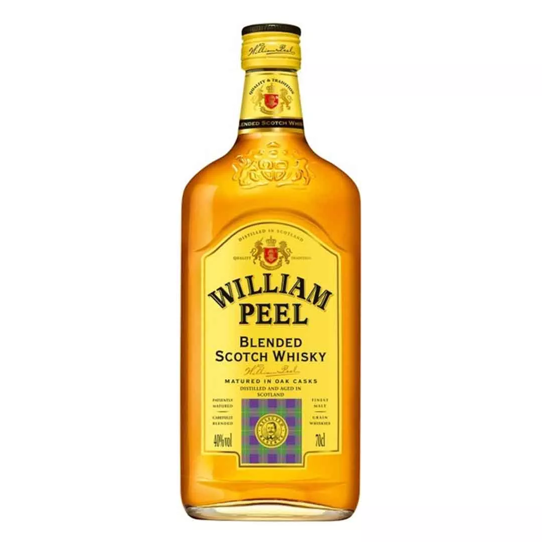 Виски шотландское купажированное William Peel 0,7л 40%