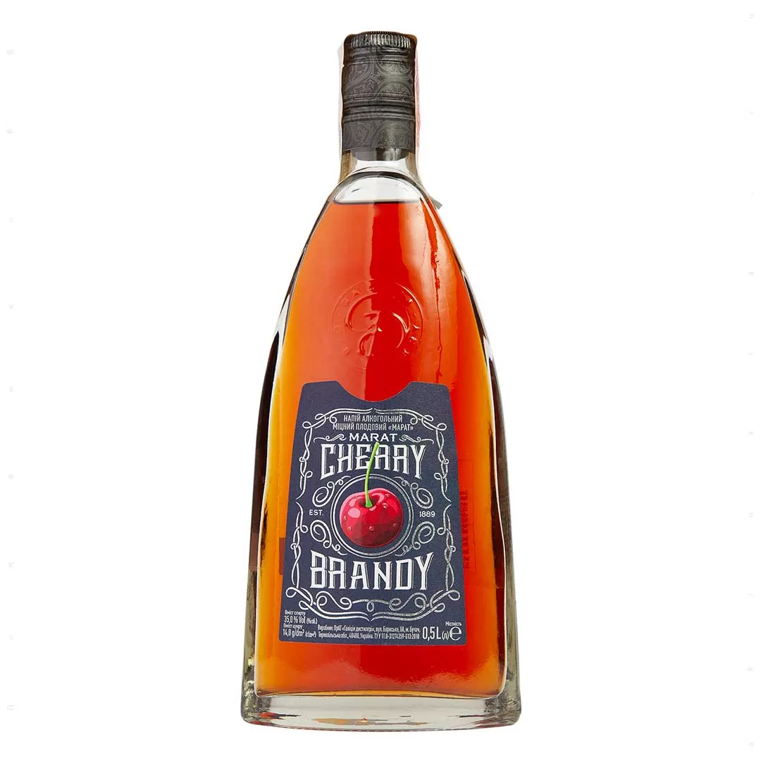 Напій міцний плодовий Марат Cherry Brendy 0,5л 35%