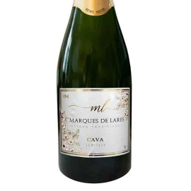 Вино ігристе Marques de Lares CAVA Blanco Semi-Seco біле напівсухе 0,75л 11,5% (0171) купити