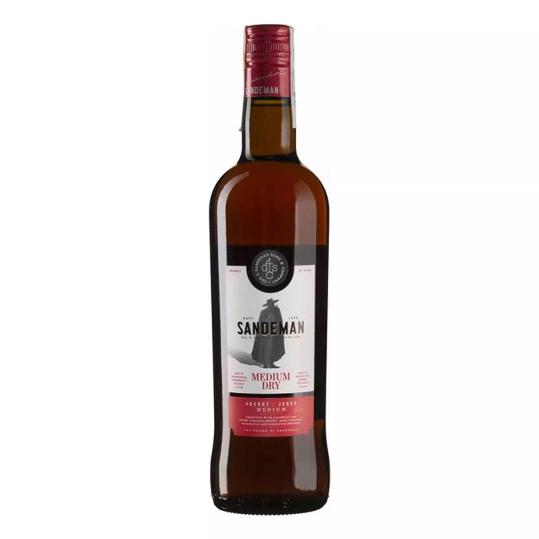 Херес Sandeman Medium Dry Sherry белое полусухое 0,75л 15%