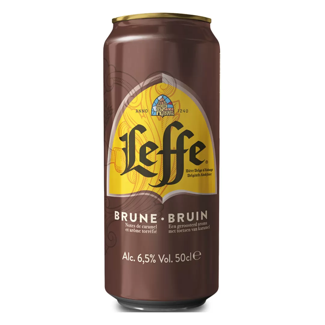 Пиво Leffe Brunе 0,5л 6,3% ж/б