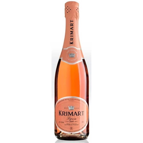 Вино игристое Krimart розовое брют 0,75л 10-13,5%