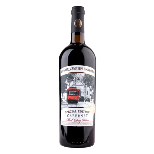 Вино Французский бульвар Cabernet Select красное сухое 0,75л 10-13%