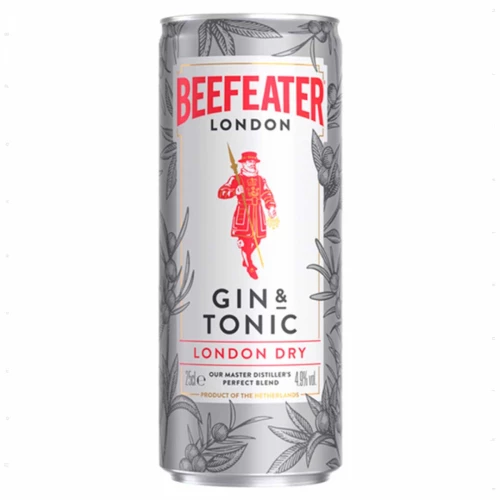 Напиток слабоалкогольный Beefeater Gin &amp; Tonic London Dry 0,25л 4,9%