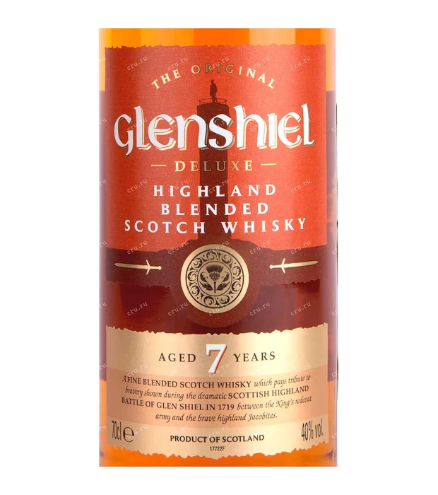 Виски Glen Shiel Blend 0,5 л 0,5 л 40% купить