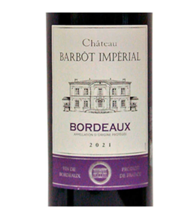 Вино Les Grands Chais de France Chateau Barbot Imperial красное сухое 0.75л 12.5% купить