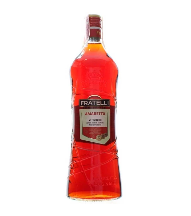 Вермут Fratelli Amaretto красный сладкий 1л 12,5%