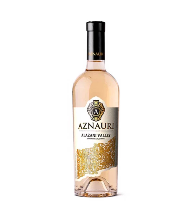 Вино Aznauri Алазанская долина белое полусладкое 0,75л 9-13%