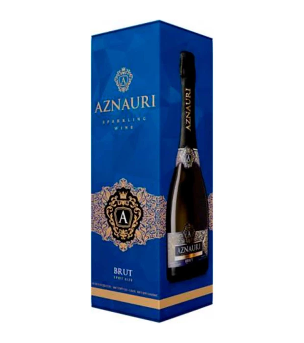 Вино игристое Aznauri белое брют 0,75л 10-13%