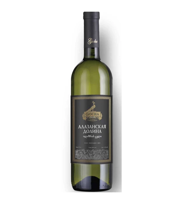 Вино Gocha Алазанська Долина біле напівсолодке 0,75л 11-12%