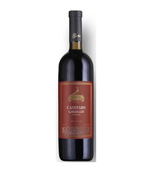 Вино Gocha Saperavi красное сухое 0,75л 11-12%