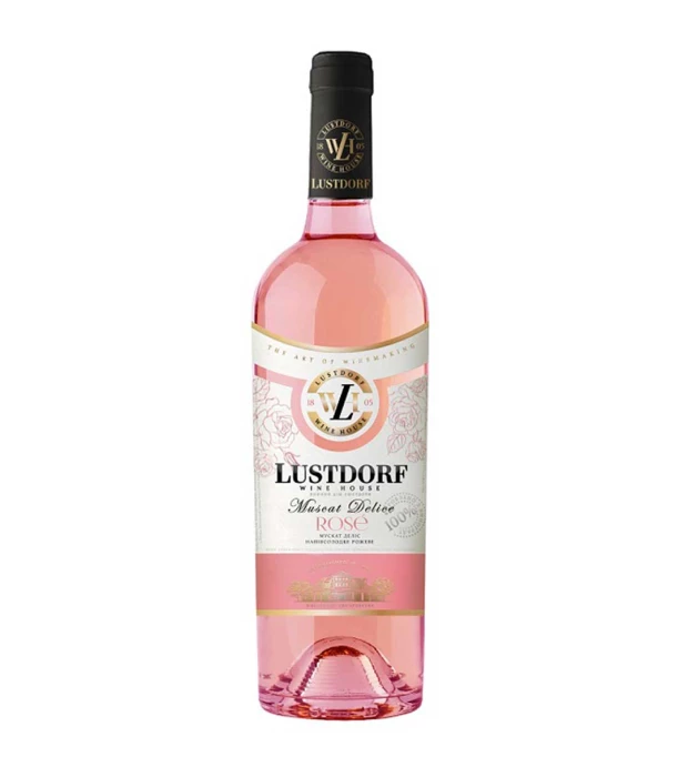 Вино Lustdorf Muscat Delice рожеве напівсолодке 0,75л 9-13%
