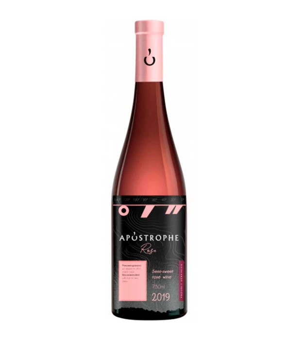 Вино Apostrophe Rose рожеве напівсолодке 0,75л 9–13%