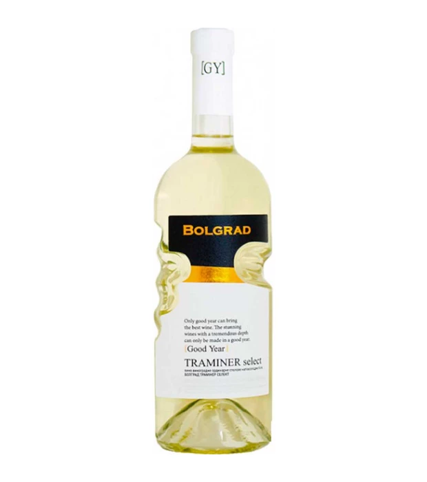 Вино Bolgrad Traminer Select Good Year белое полусладкое 0,75л 9-13 %