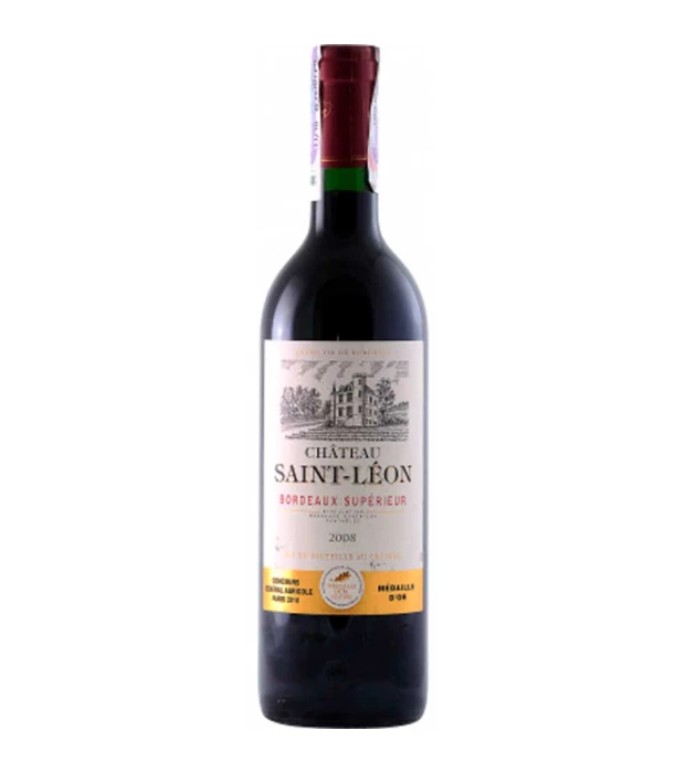 Вино Chateau Saint-Leon червоне сухе 0,75л 14%